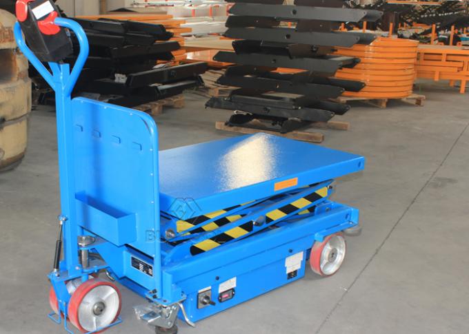 0.8kw Hydraulic Heavy Duty Mobile Lift Tables 500kg 300kg  800kg 1000kg 0