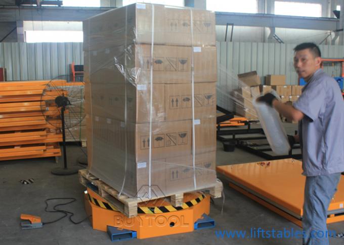 Vertical Heavy Duty Turntable Pallet Wrapping Machines Automatic 2