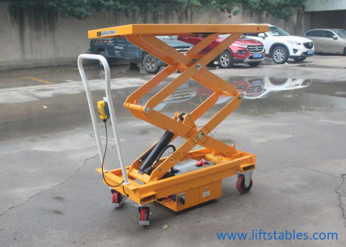 800w Mobile Lift Tables Portable Material Handling Lift Table Electric DC 1010x520mm 2