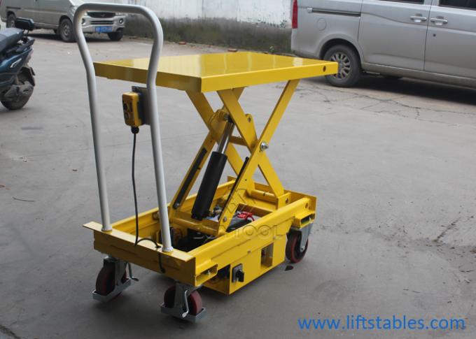 ES Series Scissor Q345B Electric Mobile Lift Table Trolley Portable Platform 0