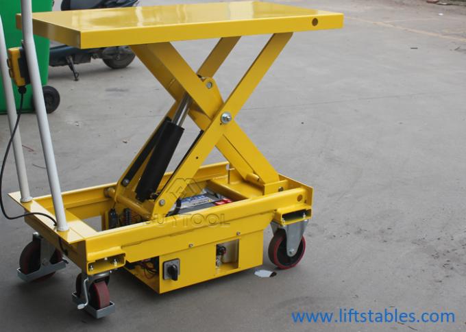 ES Series Scissor Q345B Electric Mobile Lift Table Trolley Portable Platform 2