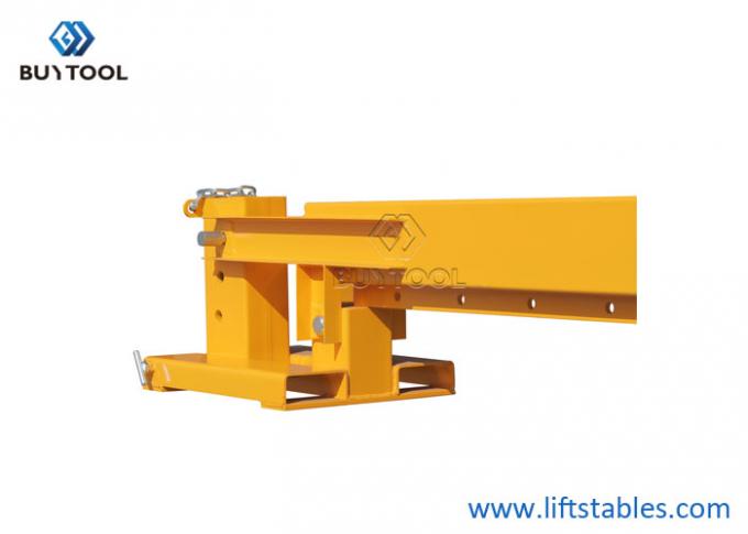 Telescopic Adjustable Hoist Forklift Attachment Jib Boom Crane 6000 Lb Lift Capacity Truss 0