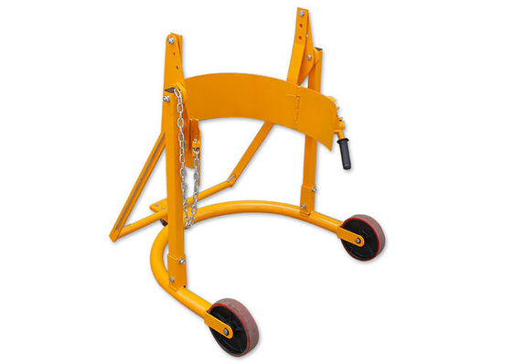 Manual Powered 55 Gallon Plastic Drum Handling Equipments Drum Carrying Trolley 350kg