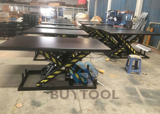 Industrial Small Electric Scissor Lift Table Industrial 1700x850mm Maximum Height 50&quot;