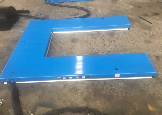 1500kg Low Profile Lift Tables Hydraulic Mechanical Lift Table With Dock Leveler Device