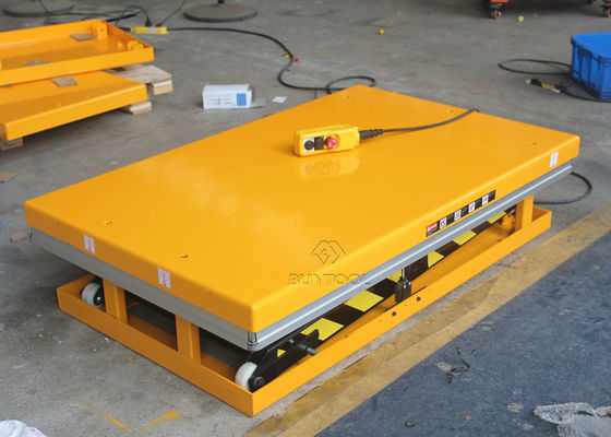 800 Kg  Electric Hydraulic Double Scissor Lift Table Cart Max Height 80&quot;