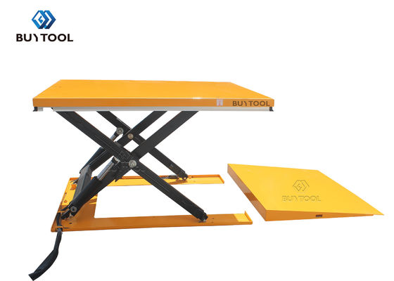 500 Lb Super Low Profile Lift Table Motorized Powered Hyd Lift Tables