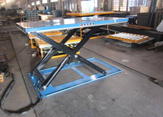 500 Lb Super Low Profile Lift Table Motorized Powered Hyd Lift Tables