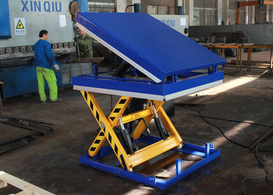 Industrial Scissor Hydraulic Lift And Tilt Tables Material Handling Equipment Load Unload