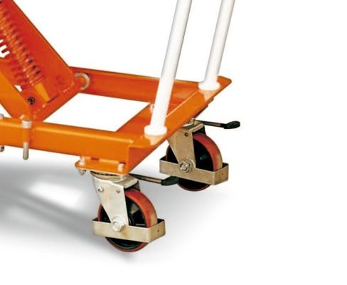 Spring Activated Manual Scissor Lift Trolley 210kg Capacity Manual Lift Platform