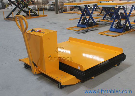 2000lbs  1 Ton Battery Powered Mobile Lift Tables Cart Hydraulic 1400x1000mm