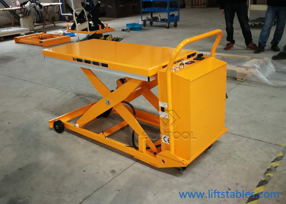 800w Small Portable Scissor Lift Jack Mobile Hydraulic Platform 916x610mm