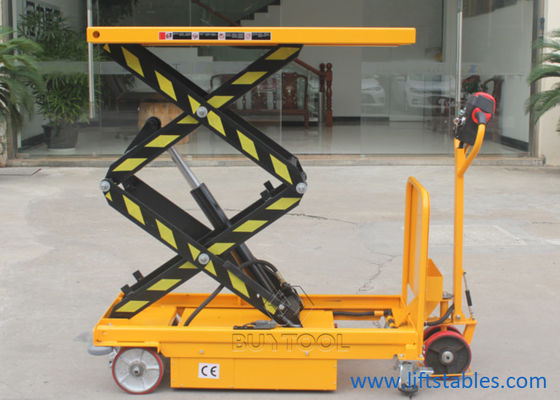 500kg 700 Kg 60 X 60 Self Propelled Mobile Lift Tables Hydraulic  Electric