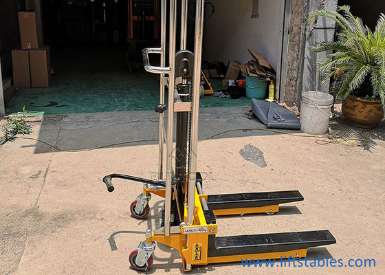 Manual Hydraulic Pallet Stacker PJ4150a 400kg Capacity Light Weight Economic