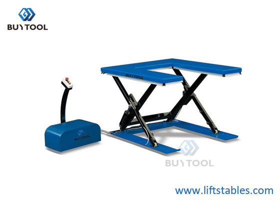 Low Profile Electric Scissor Lift Table 300kg 500kg 800kg Minimum Height 85mm