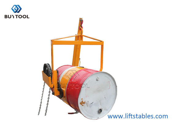 Portable Automated Chemical Drum Handling Equipments Vertical Drum Lifter Tilter Equipment Geared