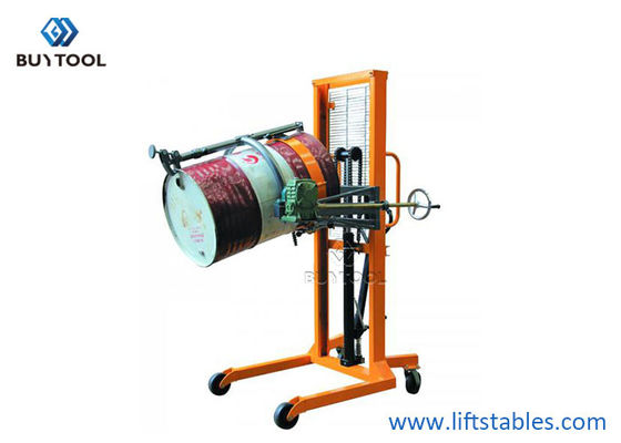 Mobile Manual Hydraulic Drum Stacker Lift 450kg Oil Drum