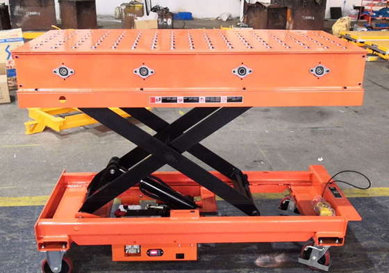 Ball Transfer 450kg Mobile Lift Tables Platform Truck