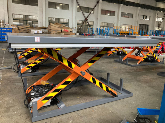 Hydraulic Stationary Scissor Lift Table 2200lbs Efficient Vertical