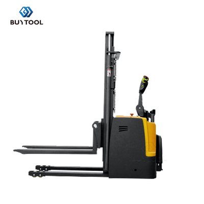 Alloy Steel 2000kg Fully Powered Hydraulic Stacker Electric Pallet Stacker Truck