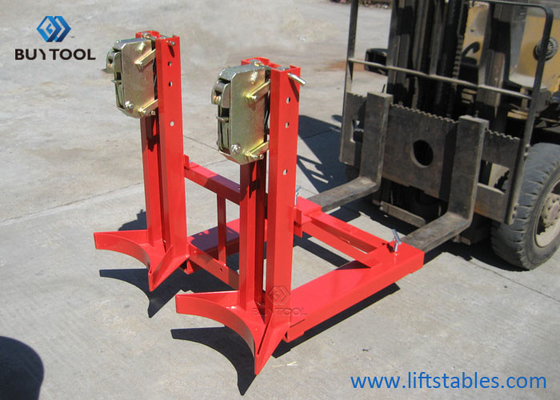 Double Bucket Drum Grap For Forklift Hydraulic Grabber Forklift Attachment