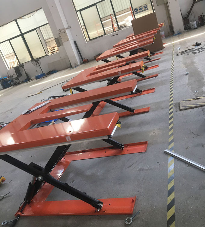 Static Ultra Low Profile Scissor Lift Tables Pallet Lifter Table 1000kg 1500×1300mm 0