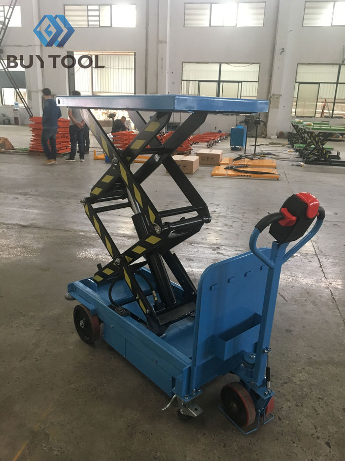 800kg 300 Kg Hydraulic Self Propelled Scissor Lift Table Truck Mobile Aerial Platform 0