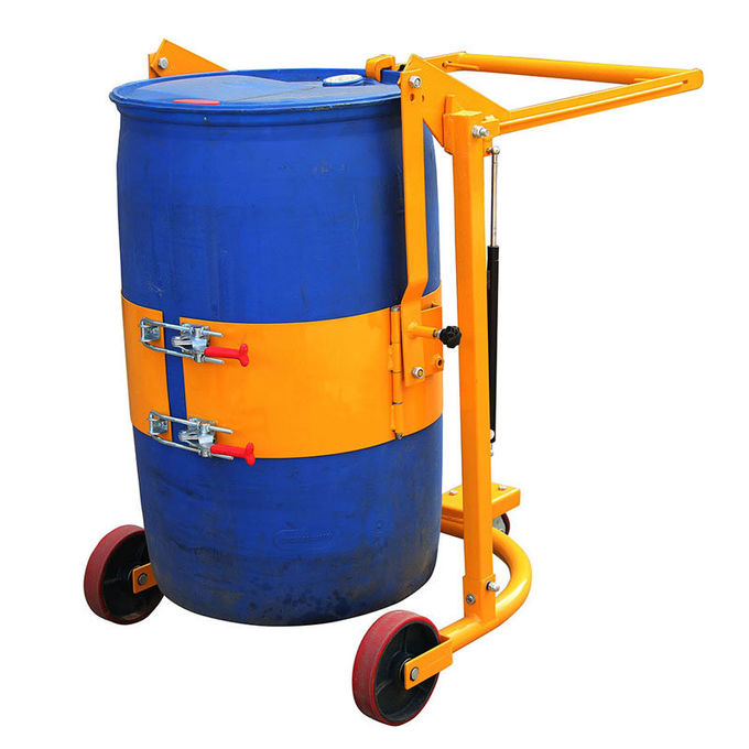 200 Litre 55 Gallon Plastic Drum Lifter Barrel Lifting Device Transporter With Wheels 4 1