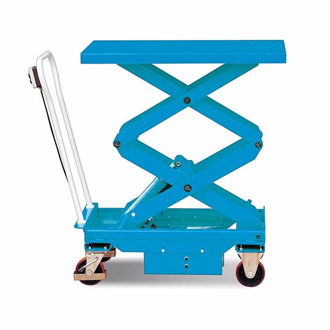 Vehicle Industrial Long Deck Mobile Scissor Lift Mobile Equipment 1100lbs 40"X20" Platform 0