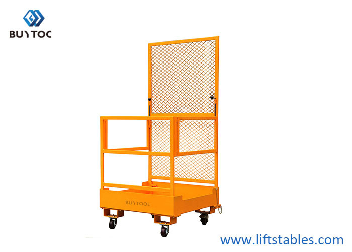 China Alloy Steel Q235 Buildings Fold Down Forklift Maintenance Platform 300kg