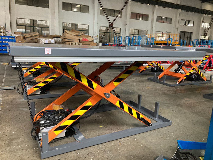 buy Hydraulic Stationary Scissor Lift Table 2200lbs Efficient Vertical online manufacturer